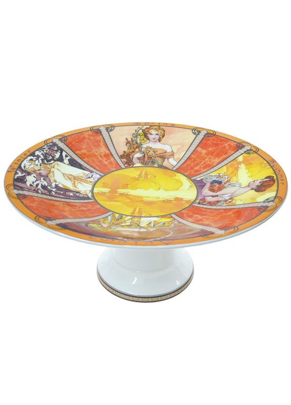 Фруктовщица фарфор Времена года h 11.7 d 25.3 см No Brand (349832066)