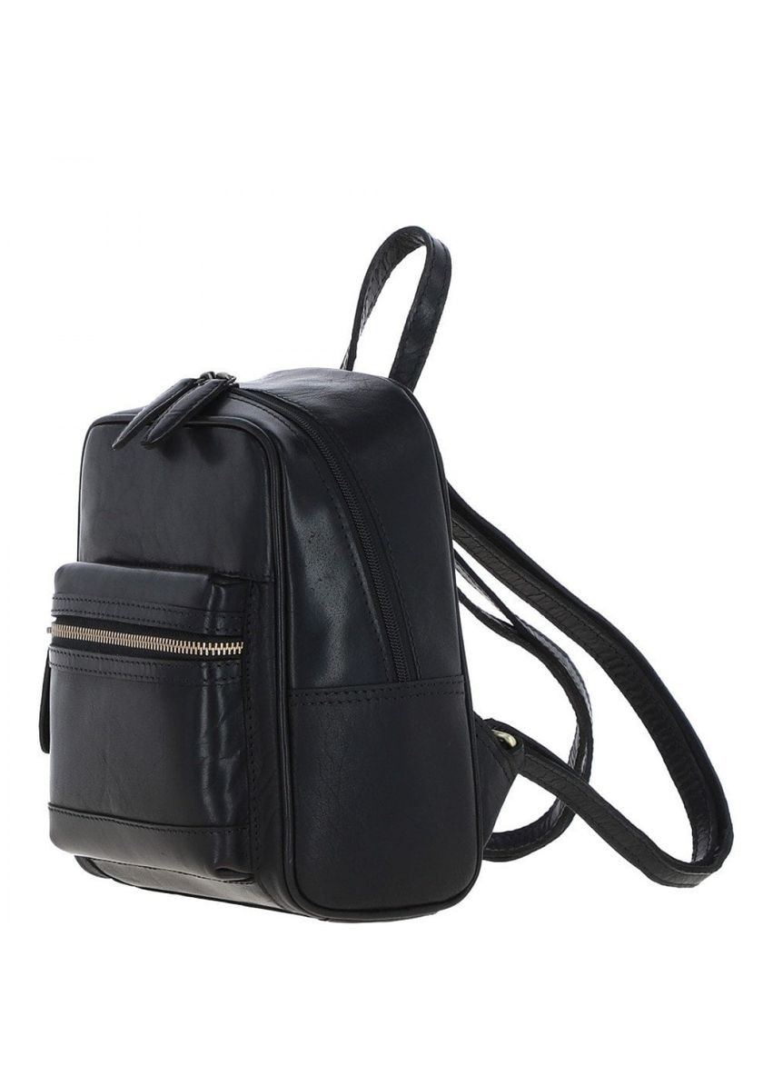 Женский кожаный мини-рюкзак T87 Black Ashwood (303831311)