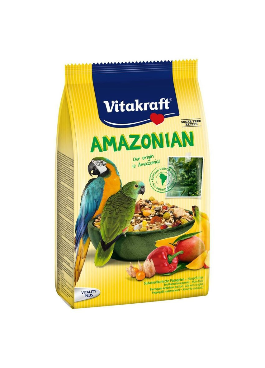 Корм для крупных амазонских попугаев Amazonian 750 г Vitakraft (292258935)