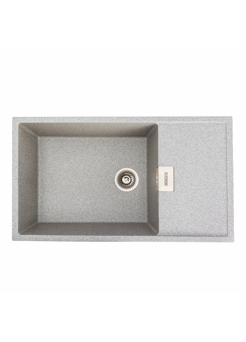 Гранитная мойка для кухни 8650 DIAMOND матовая (серая) Valeso (336938385)