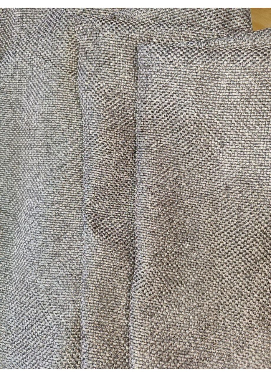 Штора Лен Блэкаут Бежевый 1 шт 100х190 No Brand (353833068)