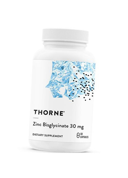 Цинк Бисглицинат, Zinc Bisglycinate 30, 60капс (36357128) Thorne Research (293255282)
