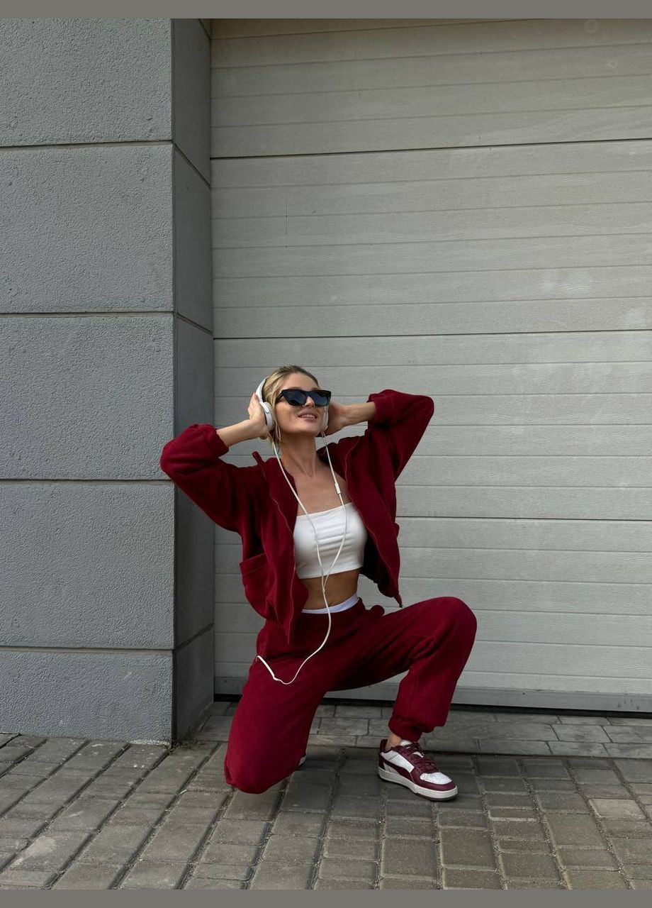 Теплый костюм двухсторонний турецкий флис No Brand Флісовий костюм (314765282)