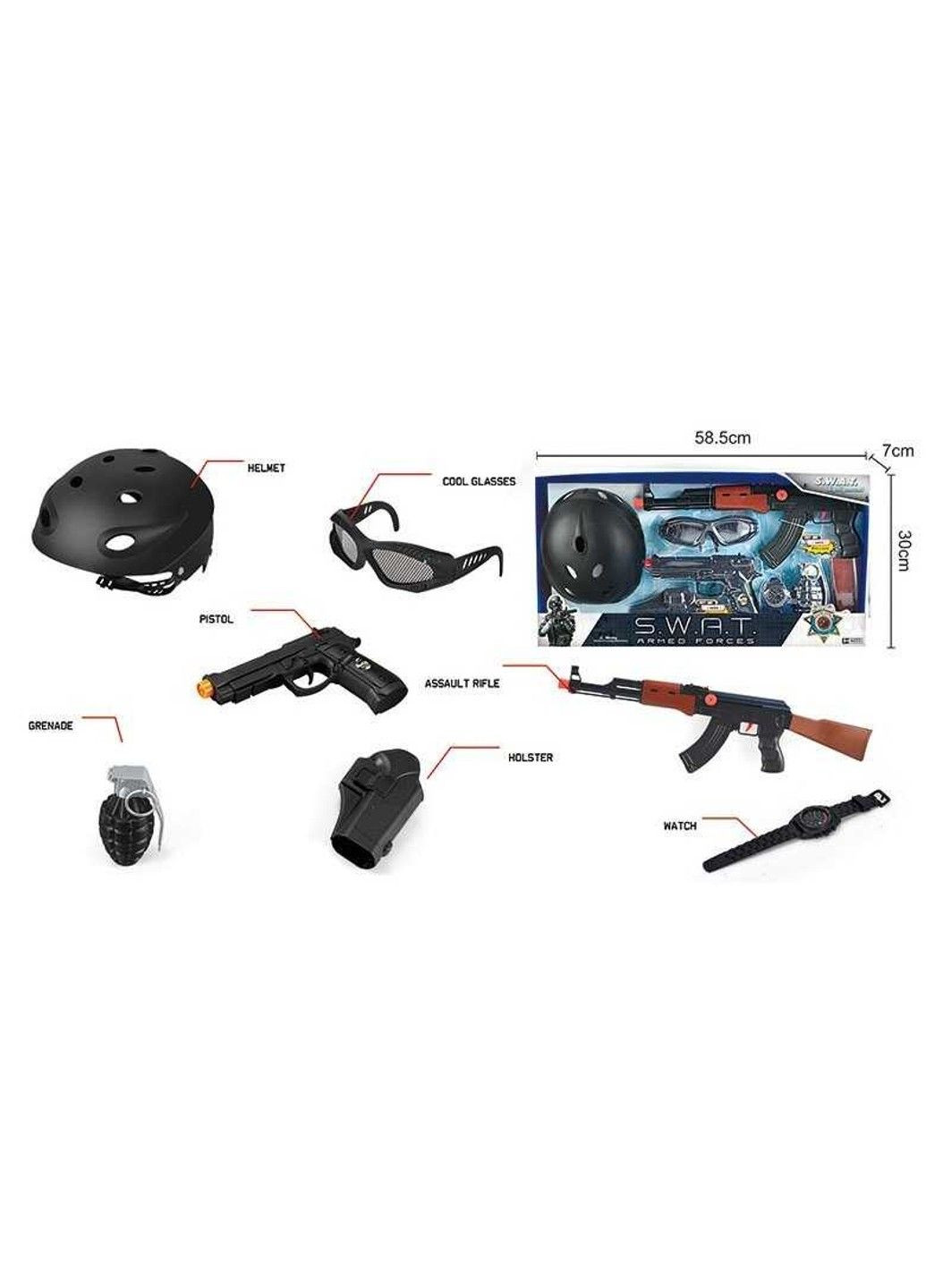 Дитячий набір поліції (S 006 B) No Brand (322346416)