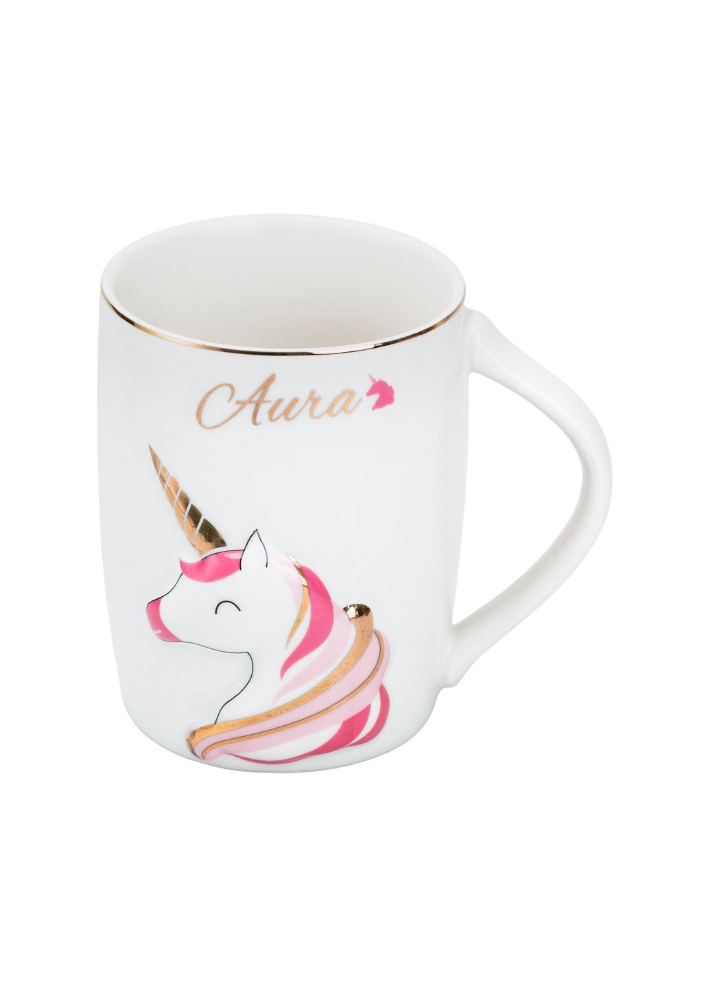 Чашка керамическая Aura 400 мл, Happy Life (323641632)