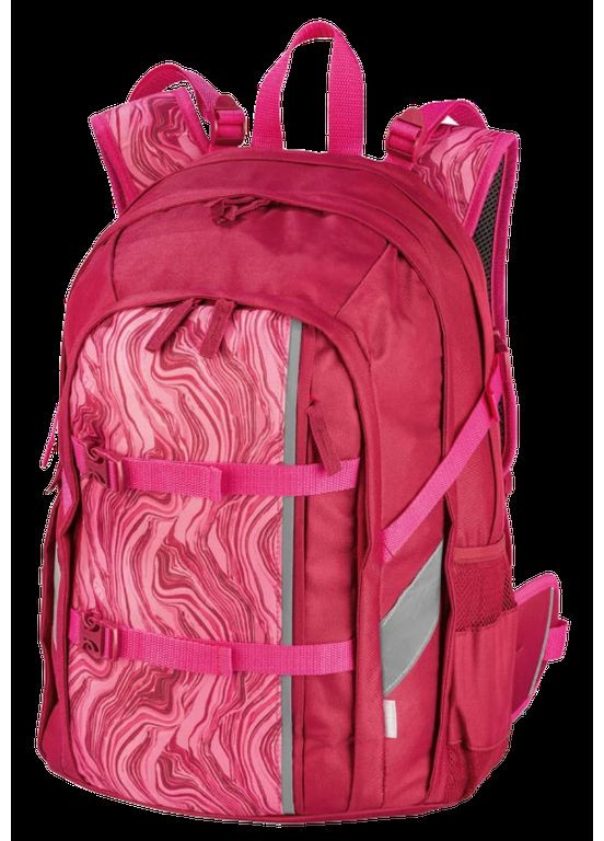 Жіночий рюкзак з посиленою спинкою 22L малиновий No Brand (361156922)