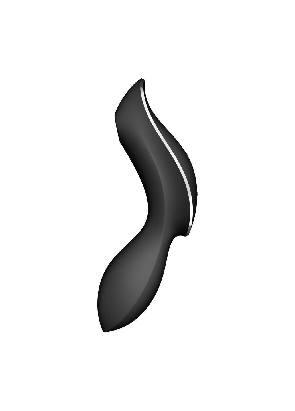Вакуумний стимулятор з вібрацією Curvy Trinity 2 Black Satisfyer (335387326)