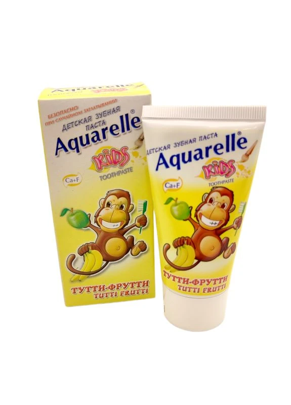Акварель Kids Зубная паста Тутти-Фрутти 50 мл. 3355 STS Cosmetics (340110831)