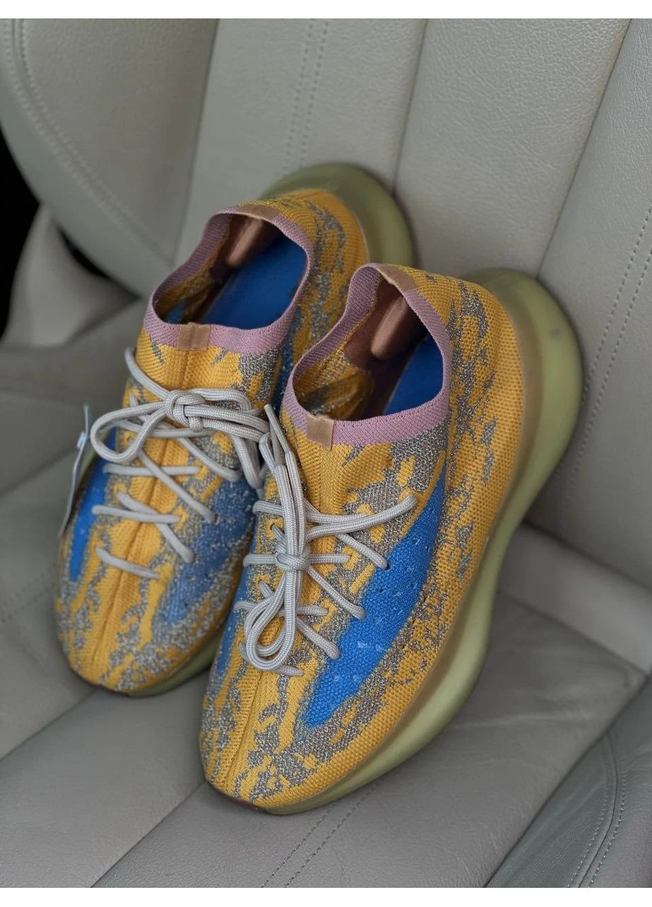 Синій кросівки чоловічі adidas yeezy boost 380 blue oat reflective адідас ізі буст сині демісезон No Brand