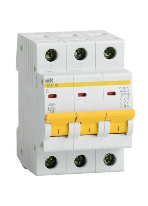 Выключатель автоматический 3-п С 20А 4.5 kA ВА47-29 MVA20-3-020-C УЕК (336905799)