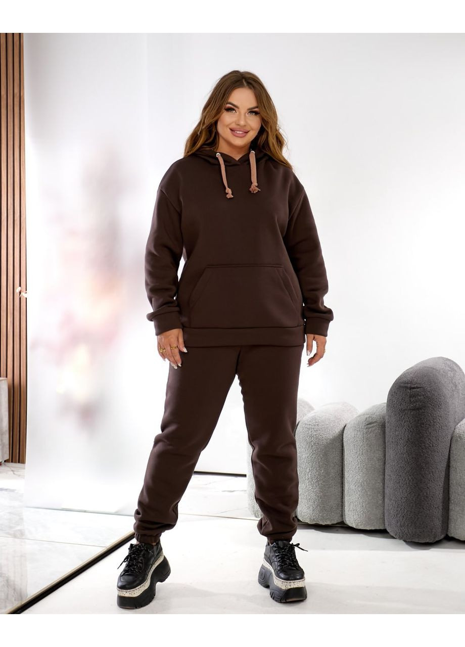 Жіночий теплий спортивний костюм на флісі No Brand (361145620)