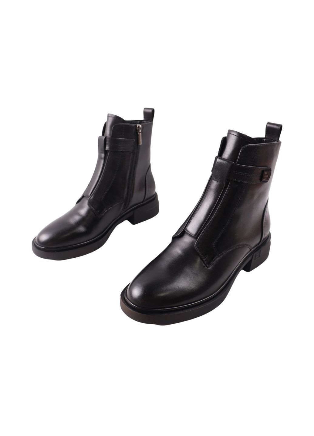 Черевики жіночі чорні натуральна шкіра Molka 344-24DHC (302715415)