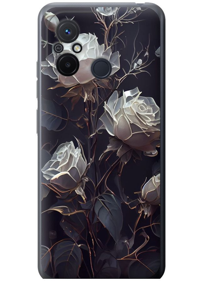 Силіконовий чохол 'Троянди 2' для Endorphone Xiaomi Redmi 12C (260339739)