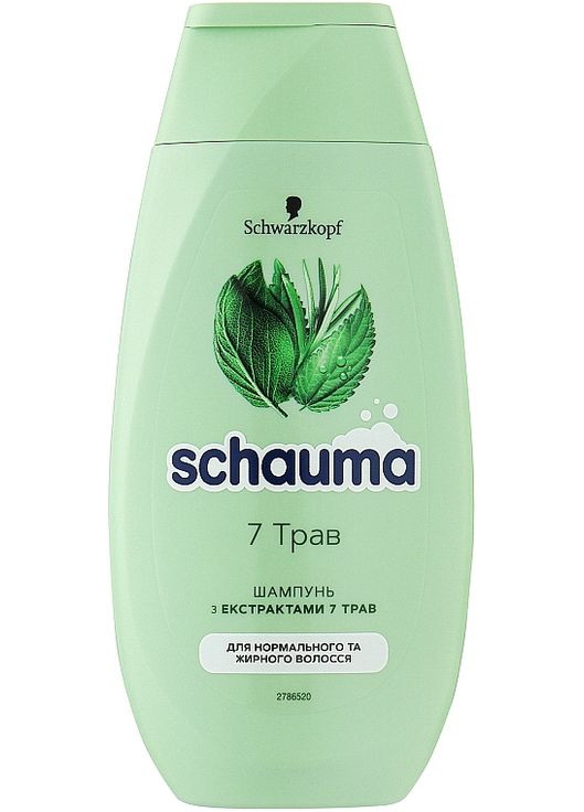 Шампунь для волос "7 Трав" Shampoo 400ml (103362-94164) Schauma (368632326)