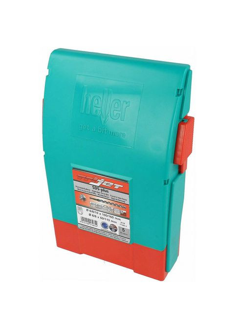 Набір бурів по бетону 6/6/8/8/10 TRIJET SDS-plus 3 ріжучі крайки армований бетон граніт цегла (12904) Heller (295034407)