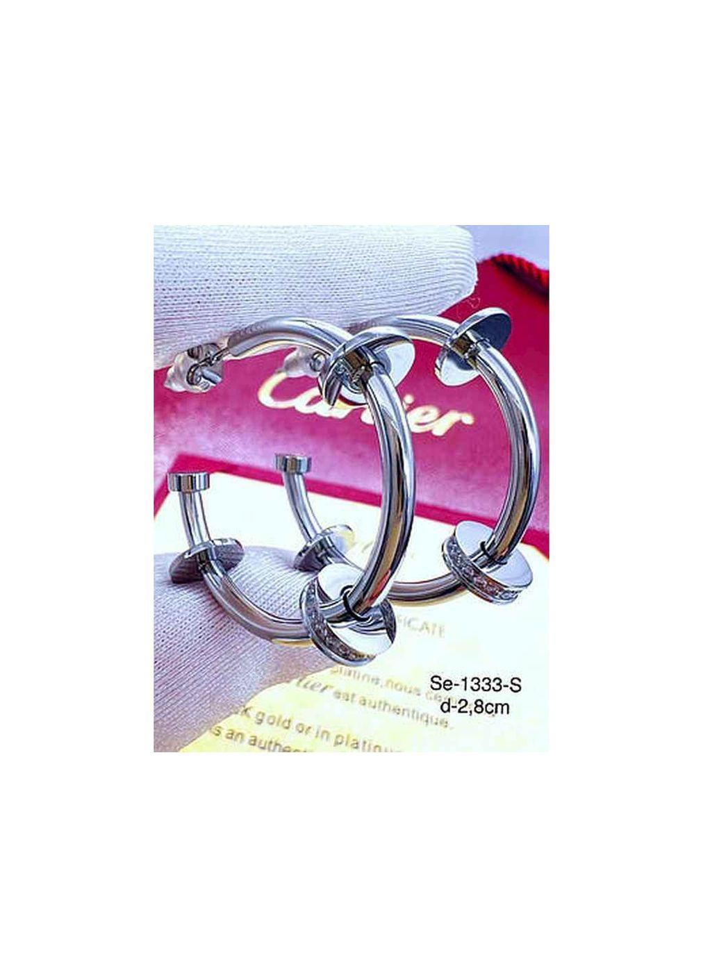 Сережки Stainlees Steel 1 333 Stainless Steel (346394369)