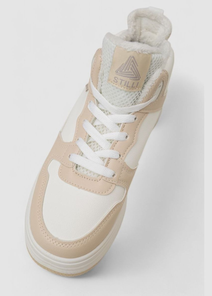 Кросівки жіночі зимові на хутрі Ager 248RAM09 білі демісезони (340249618)