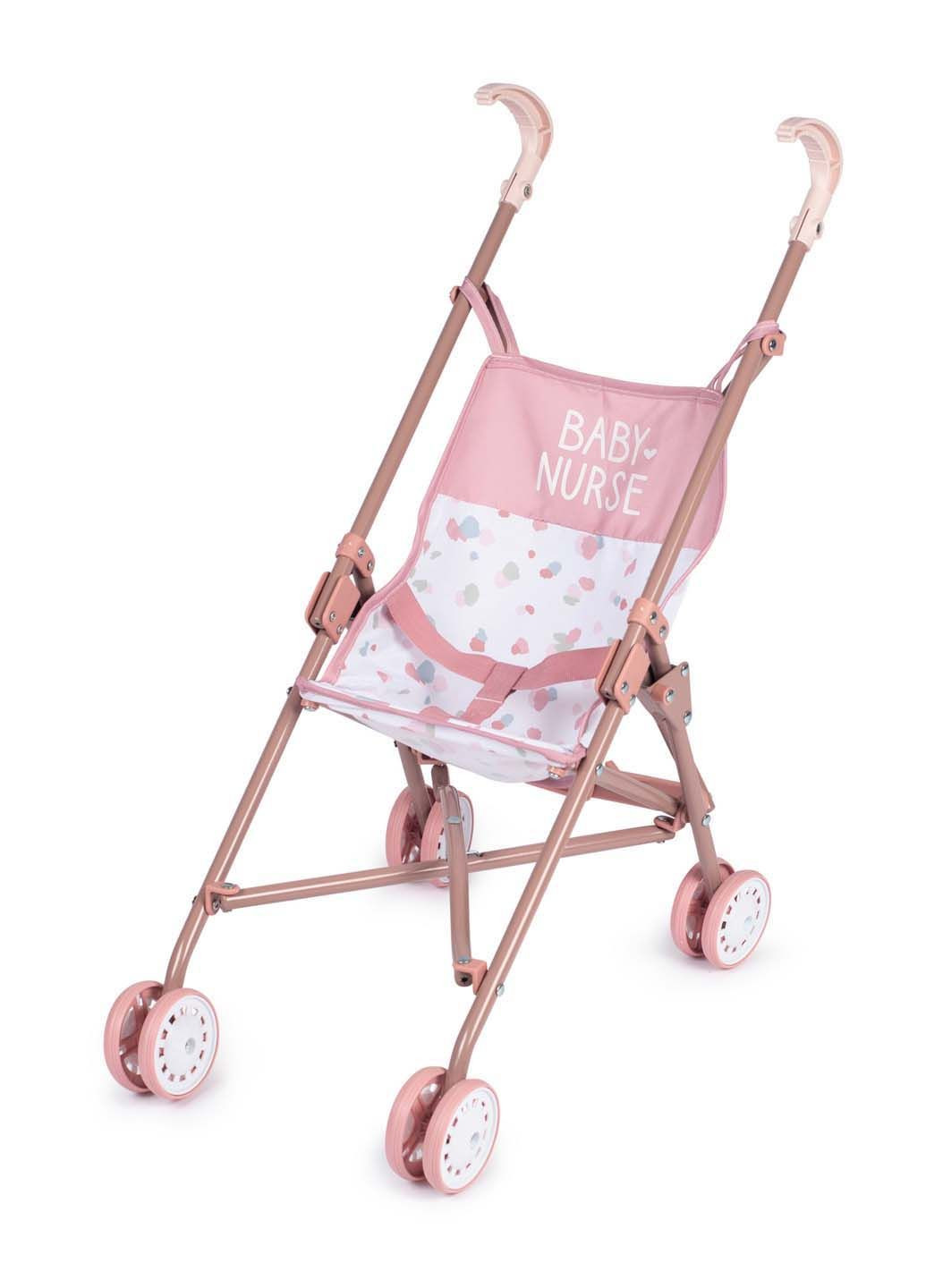 Прогулянкова pink powder коляска-тростина для ляльок Smoby (278263303)