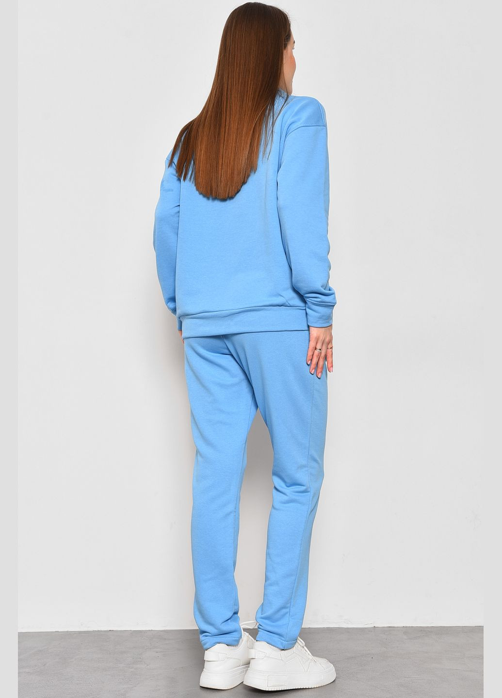 Спортивный костюм женский голубого цвета Let's Shop (285692155)
