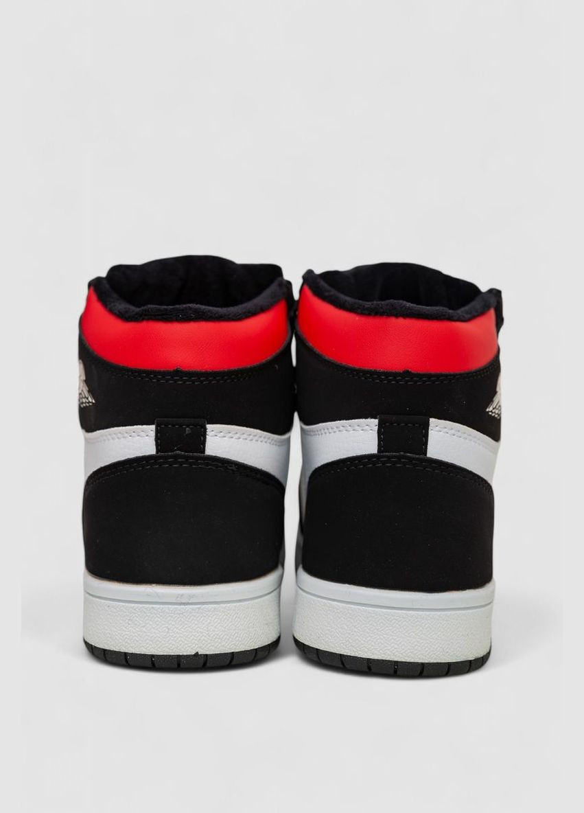 Кроссовки женские зимние на меху Ager 248RHB470 чёрно-белые демисезоны (340402987)