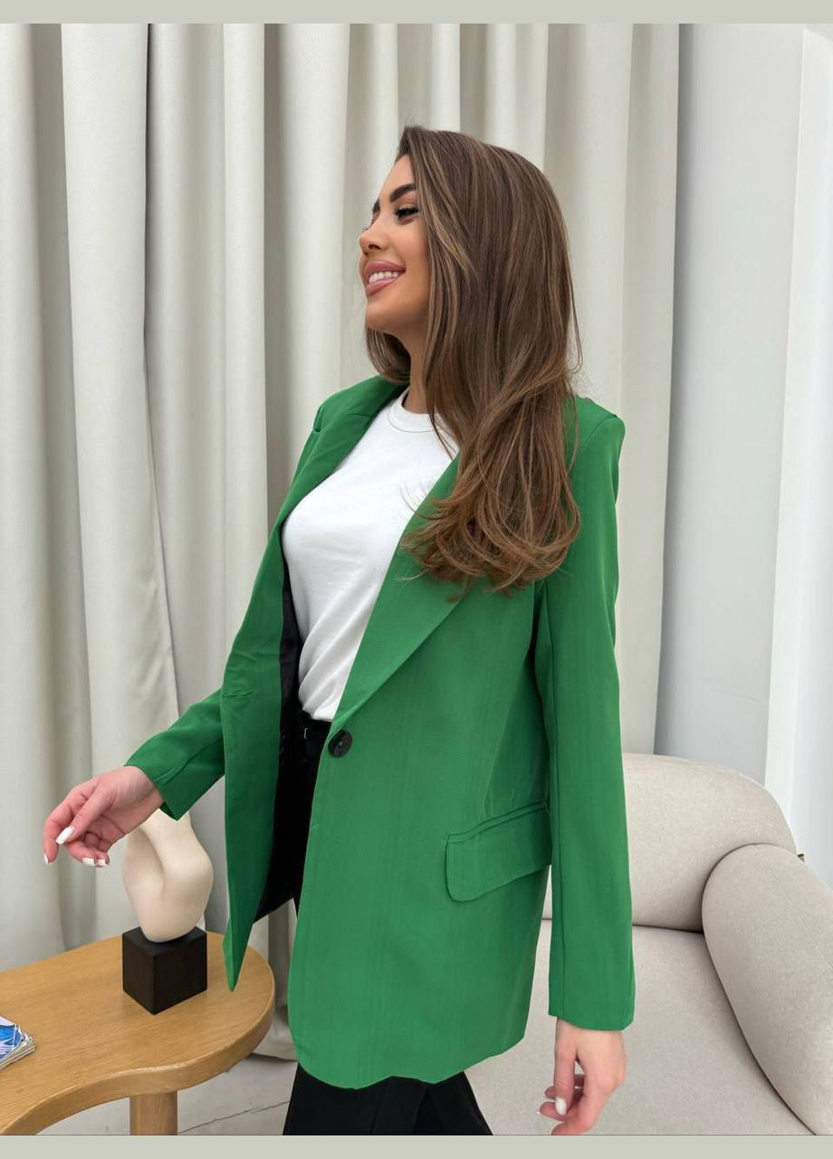 Зеленый женский пиджак классический оверсайз profitV - демисезонный