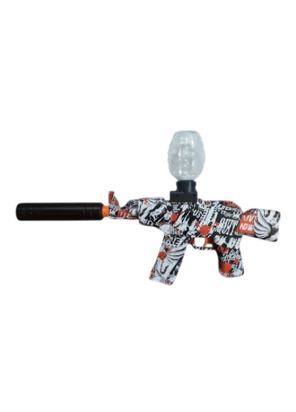 Детский игрушечный аккумуляторный автомат АК47 с глушителем гелевыми орбизами защитными очками 49х15 см (481852-Prob) Unbranded (366991796)