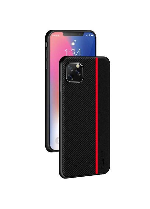 Чехол накладка Primo Cenmaso для Apple iPhone 11 Pro Max Black&Red Primolux (262296592)