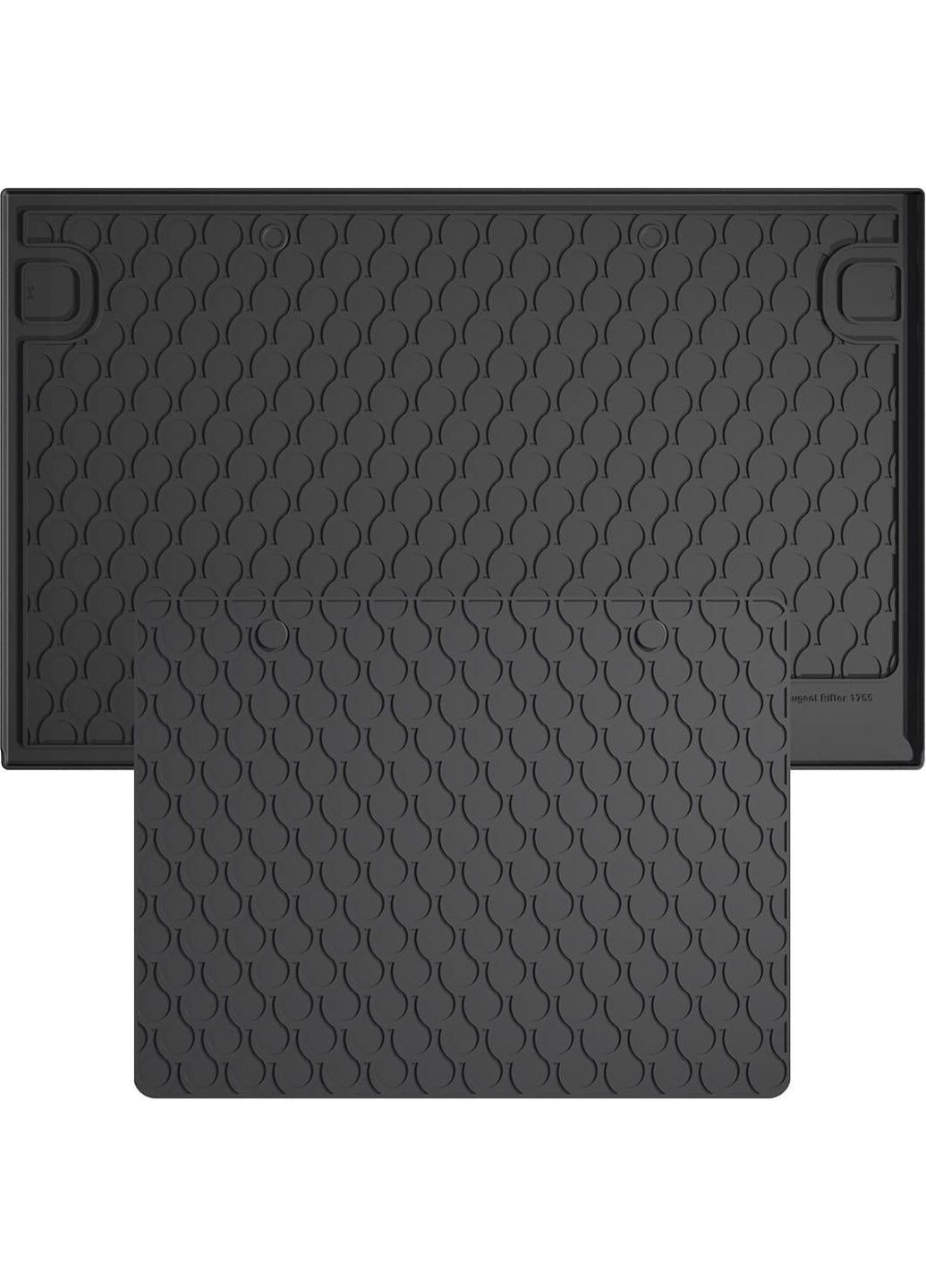 Гумові килимки в багажник для Citroen Berlingo (mkIII); Peugeot Rifter (mkI); Opel Combo (mkV)(E) Gledring (361242190)