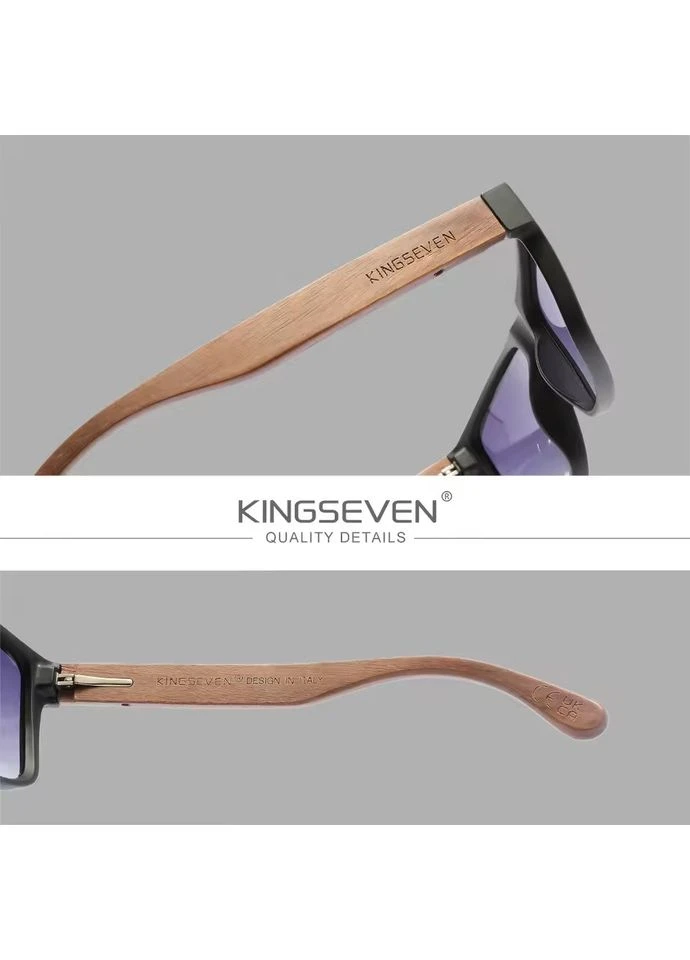Чоловічі поляризаційні сонцезахисні окуляри 5669 Brown KINGSEVEN (400765587)