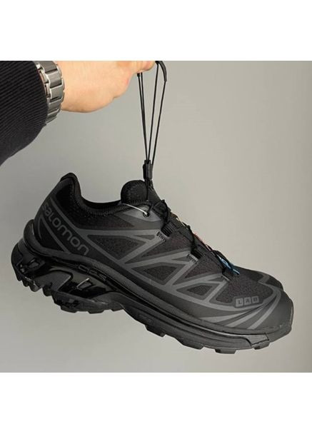 Чорні Осінні кросівки чоловічі і жіночі salomon xt-6 adv dover black | саломон хт-6 чорні No Brand