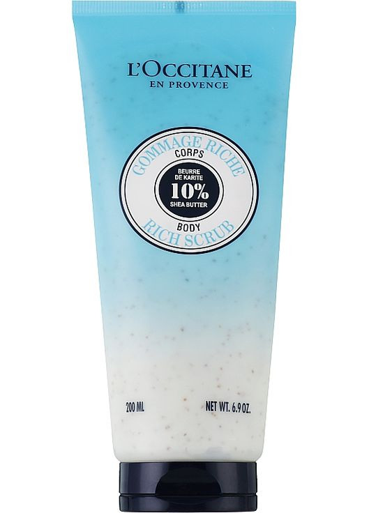 Поживний скраб для тіла - Shea Butter Ultra Body Rich Scrub (туба) 200ml (1102289-120771) L'Occitane (368739513)