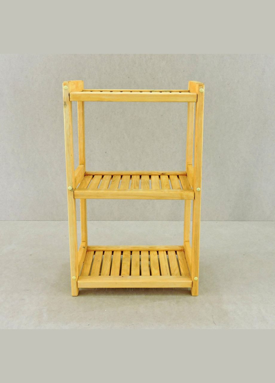 Этажерка разборная из дерева Манчестер 52х70 карри (МЕБ-52701303) No Brand (327867943)