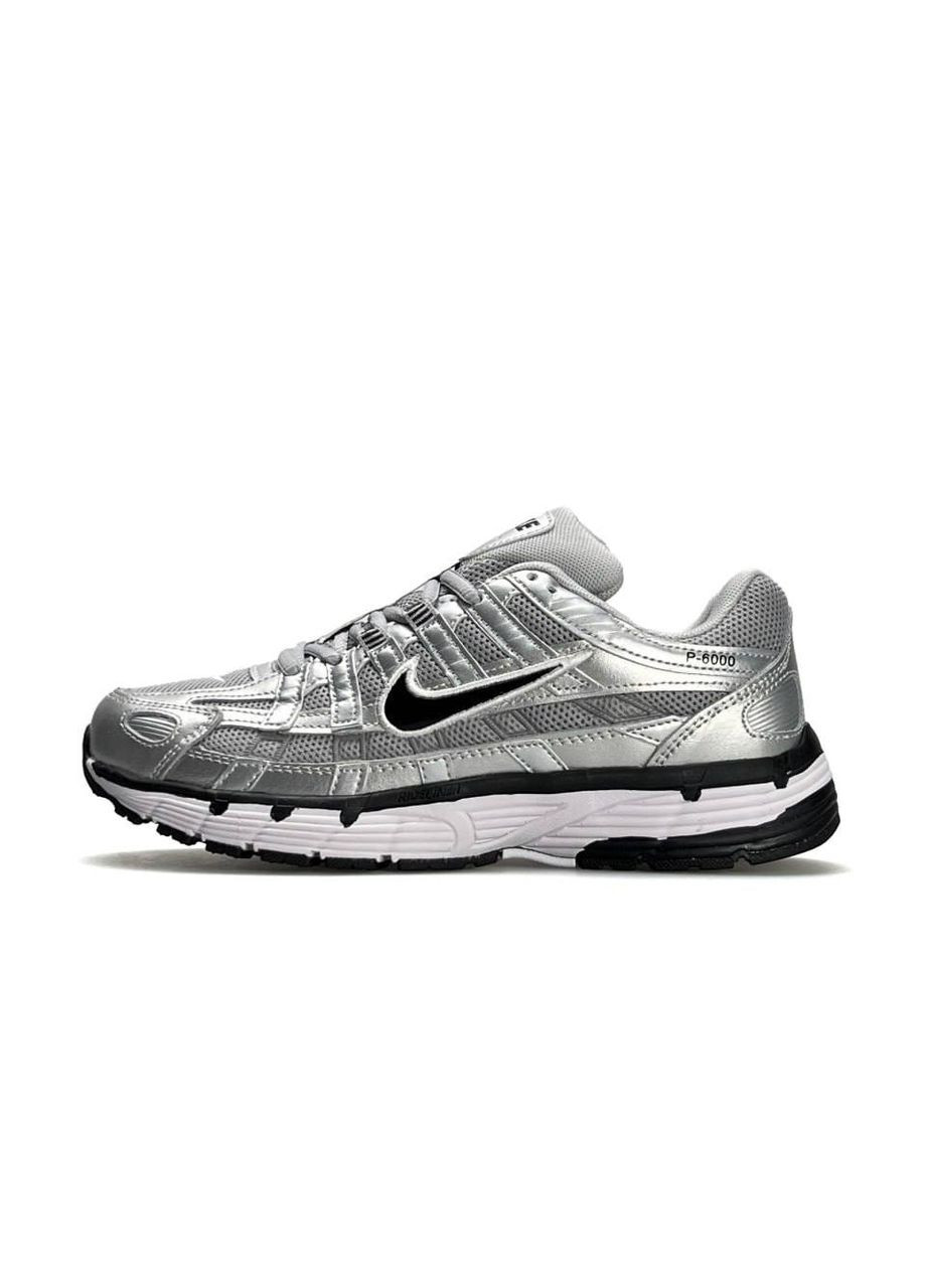 Кросівки жіночі Nike No Brand P-6000 W Silver Black срібні демісезони (322767957)