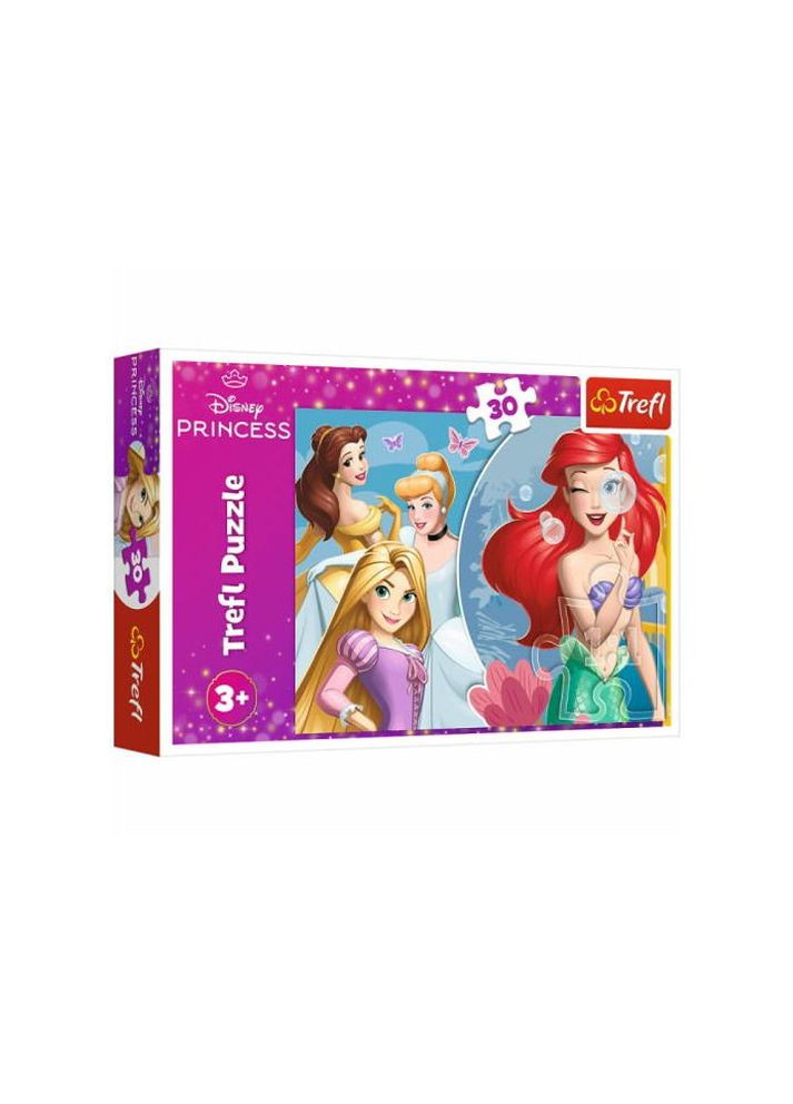 Пазли Disney Чудовий день для принцес 30 ел (18308) Trefl (364115382)