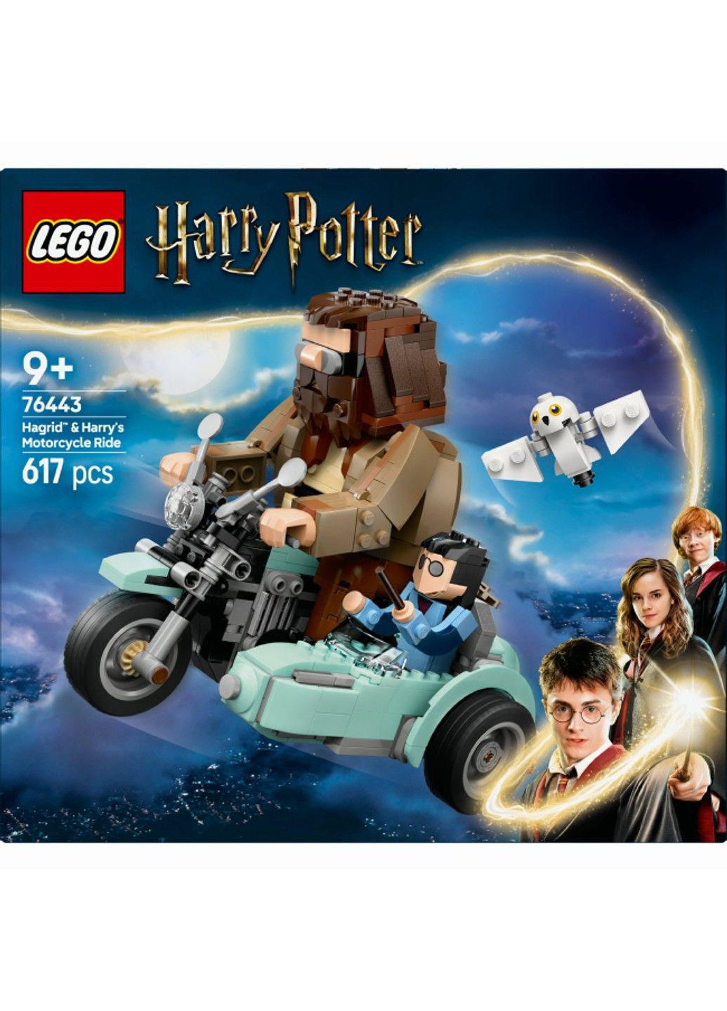 Конструктор детский Поездка Хагрида и Гарри на мотоцикле (76443) Lego (325689068)