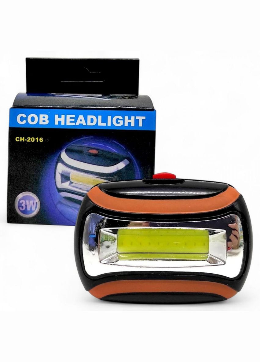 Ліхтарик світлодіодний налобний (3 батарейки AAA) розмір 7х6х5 см MIC (343424955)