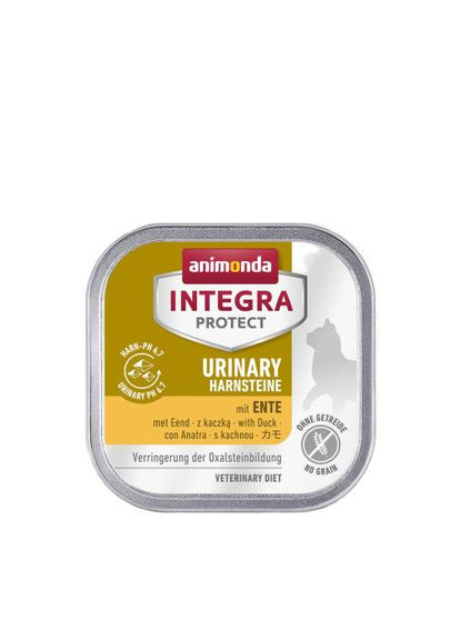 Корм вологий ветеринарний для котів Integra Protect Urinary Oxalate при оксалатах, з качкою, 100 г Animonda (362702069)