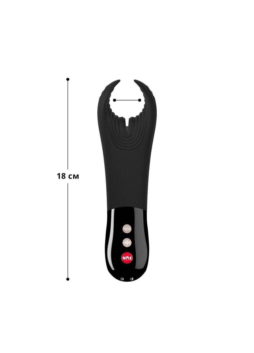 Вібратор для пеніса MANTA black, підходить для парних ігор Fun Factory (315348109)