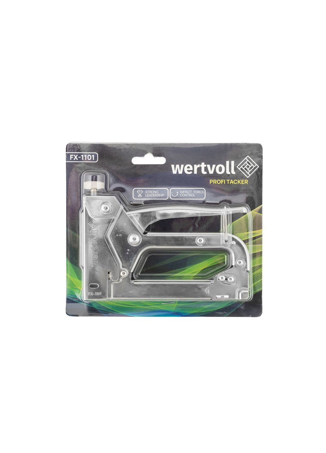 Степлер пружинний, скоба R53, 4-14 мм, плавне регулювання сили удару. Grey (FX-1101) Wertvoll (340909022)