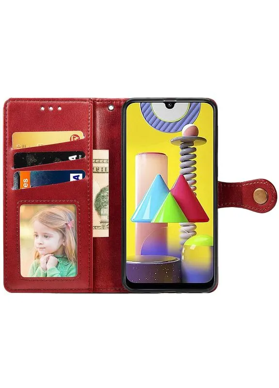 Кожаный чехол-книжка Gallant (PU) для Samsung Galaxy A32 4G Зеленый Getman (387277663)