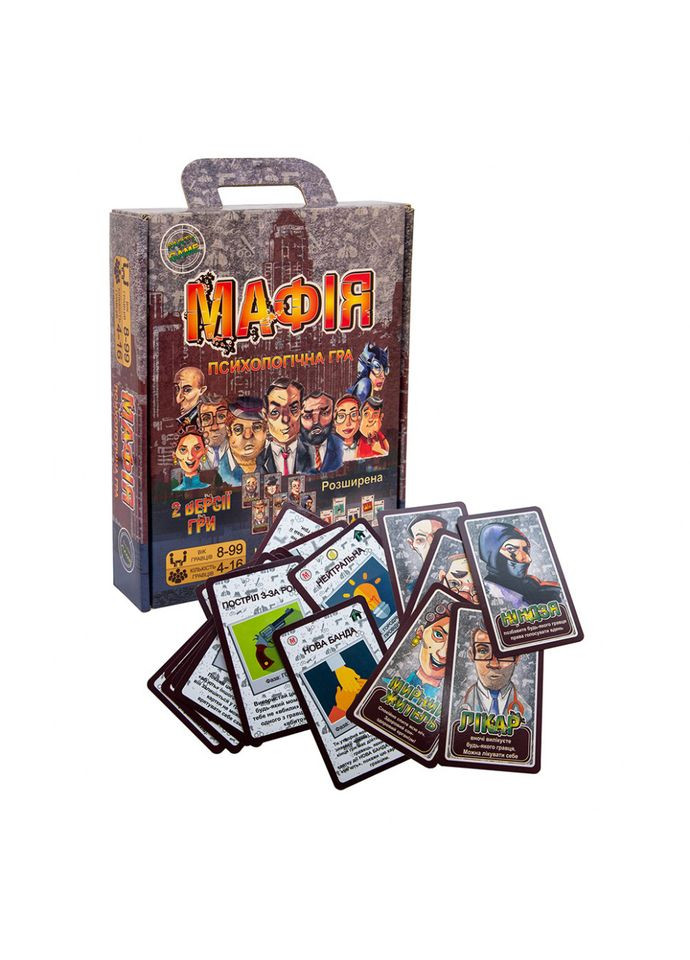 Розважальна гра Мафія 00314 (укр.) Strateg (314794229)