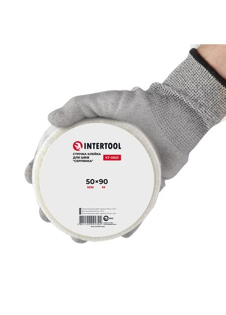 Стрічка клейка для швів "серпянка", 90 м, 50 мм Intertool KT-0923 (376301781)