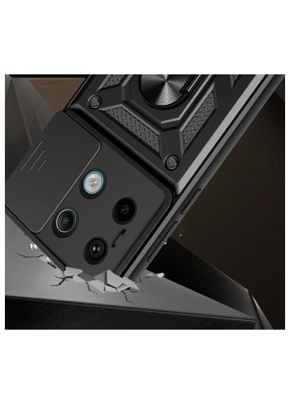 Чохол до мобільного телефона (711006) BeCover Military Poco X6 Black (357238986)