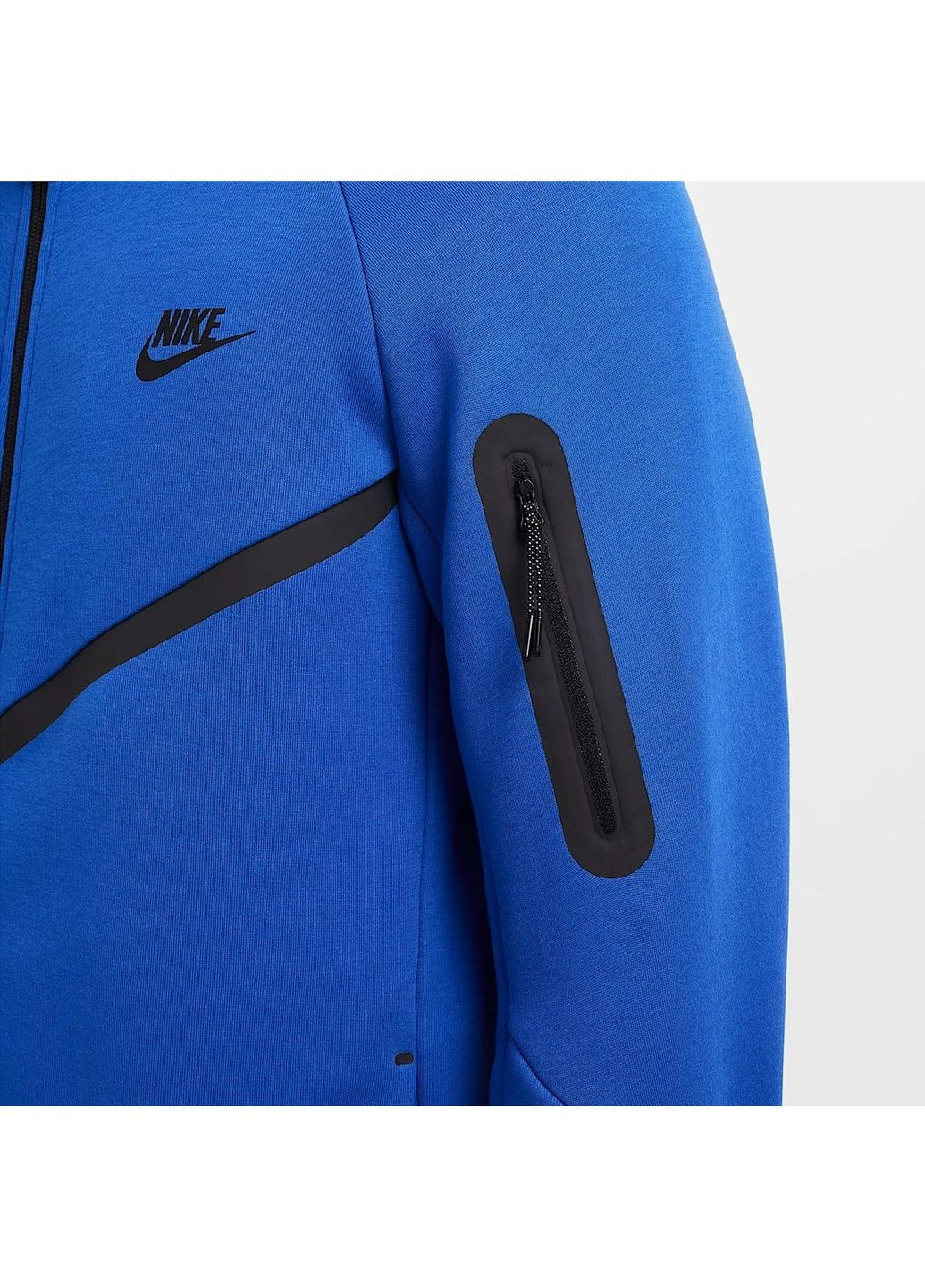 Толстовка чоловіча Tech Fleece Blue Nike (364838523)