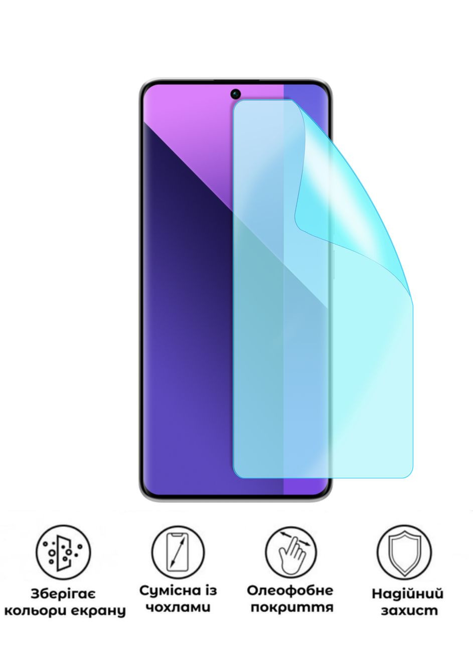 Захисна поліуретанова матова плівка Edge Armor на екран смартфона Xiaomi Redmi Note 13 Pro Plus 5G GP (370666035)