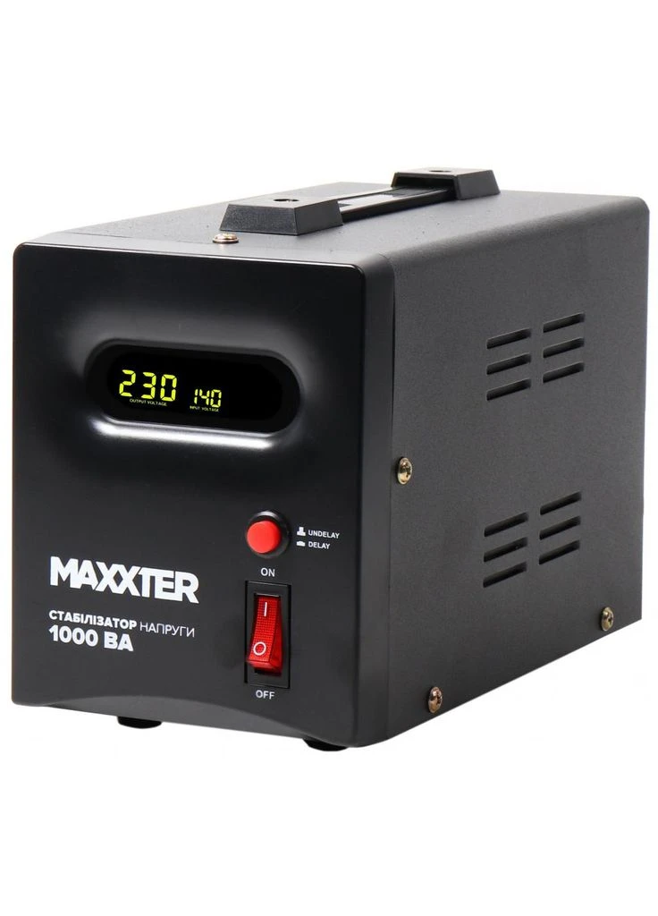 Стабілізатор напруги MX-AVR-S1000-01 (1000 ВА) Maxxter (397634824)