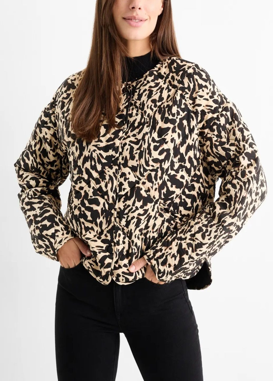 Бежевая демисезонная куртка C&A