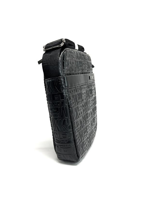 Черная мужская маленькая молодежная вертикальная сумка через плечо с тиснением No Brand (333300287)