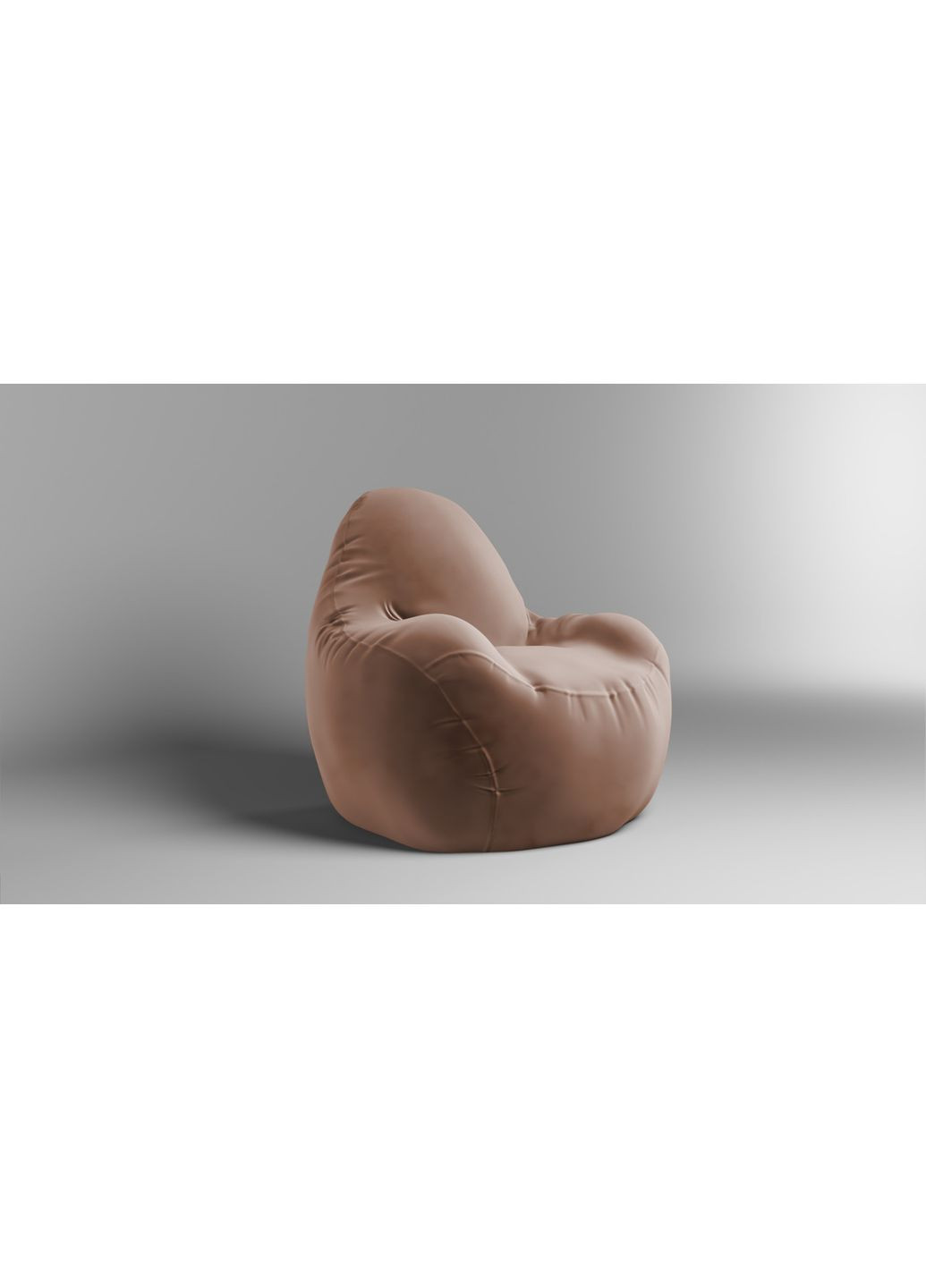 Крісло - мішок Relax 100 см Велюр Florida Caramel SkyPuff (361258764)