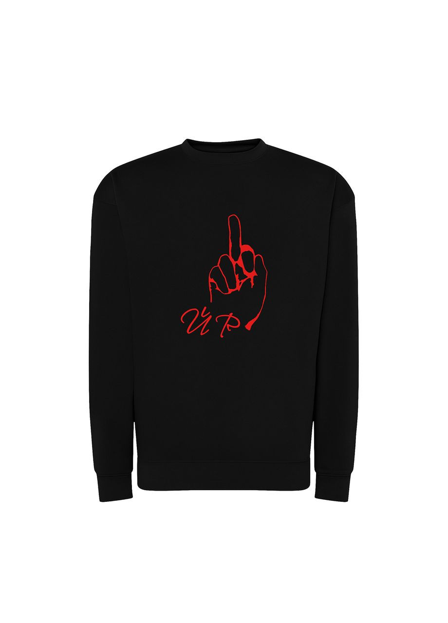 Черный свитшот с принтом "fuck-йр" (10404710122) ТiШОТКА (365435918)